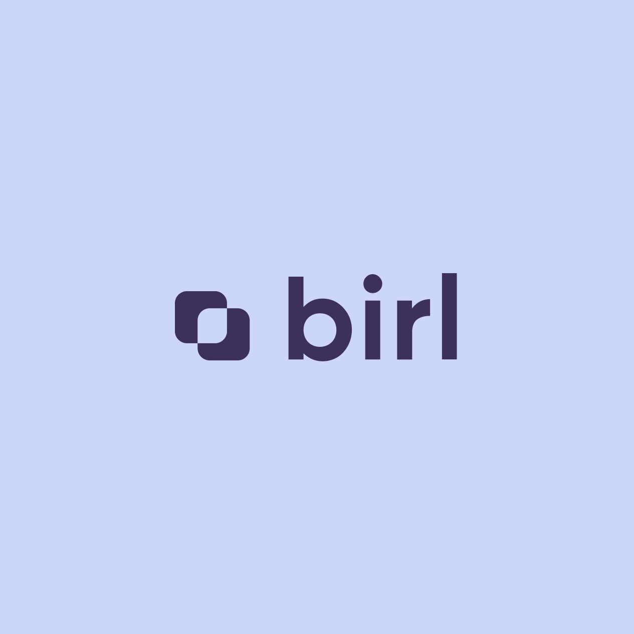 Logo birl purple on lilac